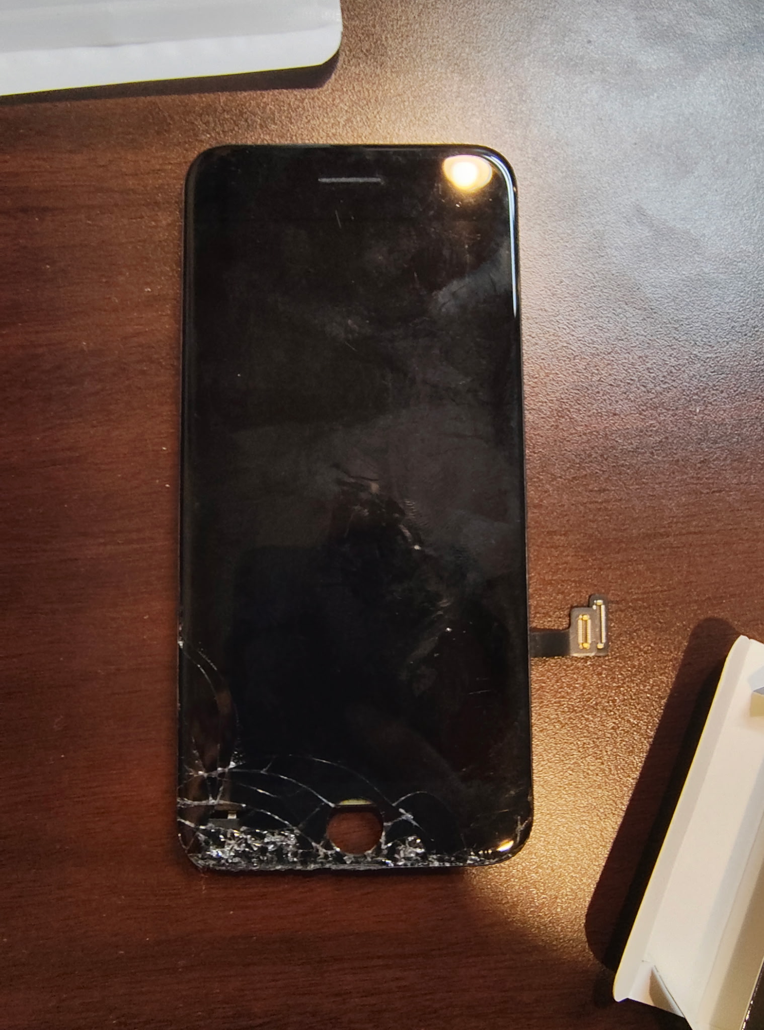 Old shattered screen