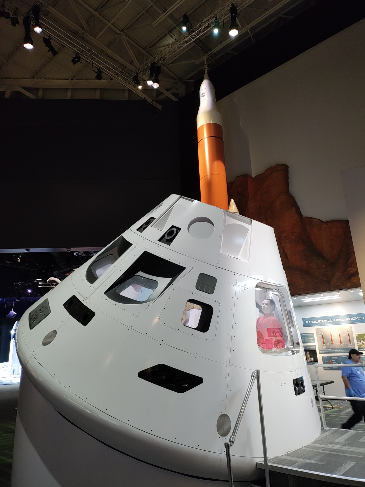 An Orion space capsule